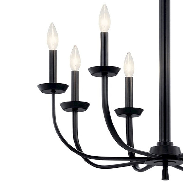 Kichler Kennewick Chandelier, Black