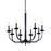 Kichler Kennewick Chandelier, Black