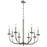 Kichler Kennewick 8 Light Chandelier, Brushed Nickel - 52388NI