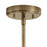 Kichler Aivian Chandelier, Weathered Brass