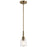 Kichler Aivian 1 Light Mini Pendant, Weathered Brass - 52399WBR