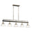 Kichler Eastmont Linear 5 Light Chandelier, Polished Nickel - 52404PN