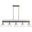 Kichler Eastmont Linear 5 Light Chandelier, Polished Nickel