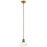 Kichler Eastmont 1 Light Mini Pendant, Brushed Brass/Clear - 52405BNB