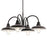 Kichler Marrus 4 Light Chandelier, Weathered Zinc