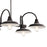 Kichler Marrus Linear 6 Light Chandelier, Weathered Zinc