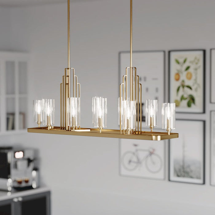 Kichler Kimrose Linear 10 Light Chandelier