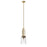 Kichler Kimrose 1 Light Mini Pendant, Brushed Natural Brass - 52414BNB