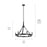 Kichler Emmala Chandelier, Black