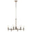 Kichler Torvee 6 Light Chandelier, Nickel Textured - 52424PN