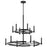 Kichler Tolani 12 Light Chandelier, Black - 52428BK