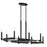 Kichler Tolani Oval 8 Light Chandelier, Black - 52429BK