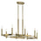 Kichler Tolani Oval 8 Light Chandelier, Brushed Natural Brass - 52429BNB