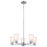 Kichler Stamos 5 Light Chandelier, Brushed Nickel - 52436NI