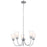 Kichler Erma 5 Light Chandelier, Brushed Nickel - 52443NI