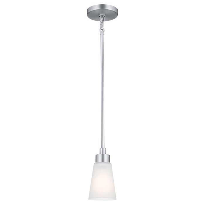 Kichler Erma 1 Light Mini Pendant, Brushed Nickel - 52444NI