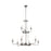 Kichler Vetivene 9 Light Chandelier, Classic Pewter/Opal - 52452CLP