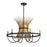 Kichler Baile 6 Light 20"Chandelier, Black - 52458BK