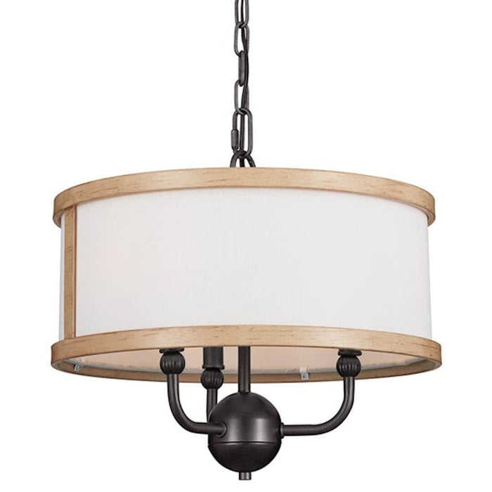 Kichler Heddle 3 Light Chandelier/Semi Flush Mount