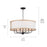 Kichler Heddle 6 Light 17" Chandelier