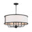 Kichler Heddle 6 Light 17" Chandelier, Textured Black - 52466BKT