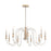 Kichler Karthe 9 Light Chandelier, Brushed Nickel - 52471NI