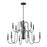 Kichler Karthe 12 Light Chandelier, Black - 52472BK