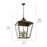 Kichler Dame 4 Light Foyer Pendant