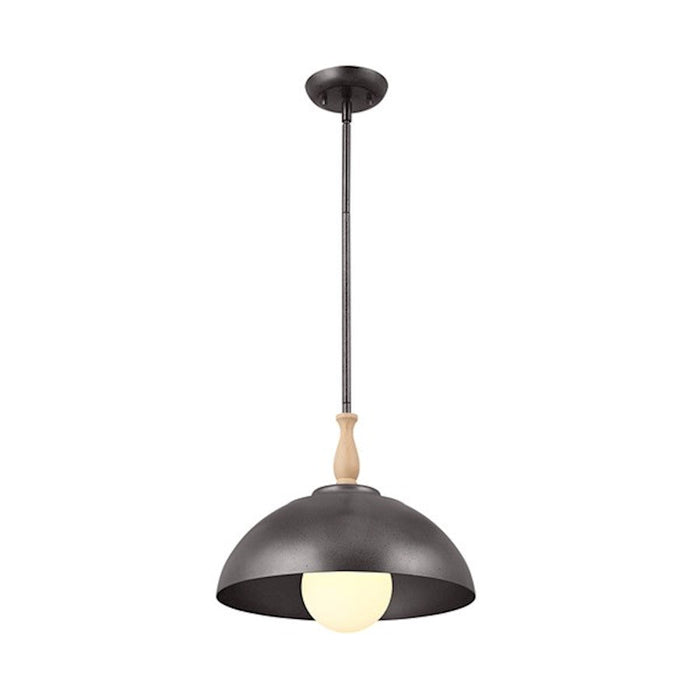 Kichler Fira 1 Light 11" Pendant, Anvil Iron - 52476AVI