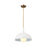 Kichler Fira 1 Light 11" Pendant, White - 52476WH