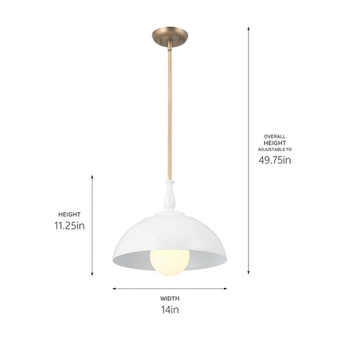 Kichler Fira 1 Light Pendant