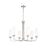 Kichler Truby 6 Light Chandelier, Polished Nickel/Opal - 52480PN