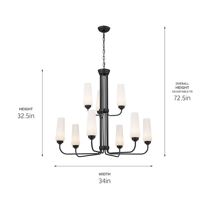 Kichler Truby 9 Light Chandelier