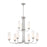 Kichler Truby 9 Light 33" Chandelier, Polished Nickel/Opal - 52482PN