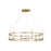 Kichler Rosalind 6 Light Chandelier, Brushed Natural Brass - 52490BNB