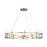 Kichler Rosalind 10 Light Chandelier, Brushed Natural Brass - 52491BNB