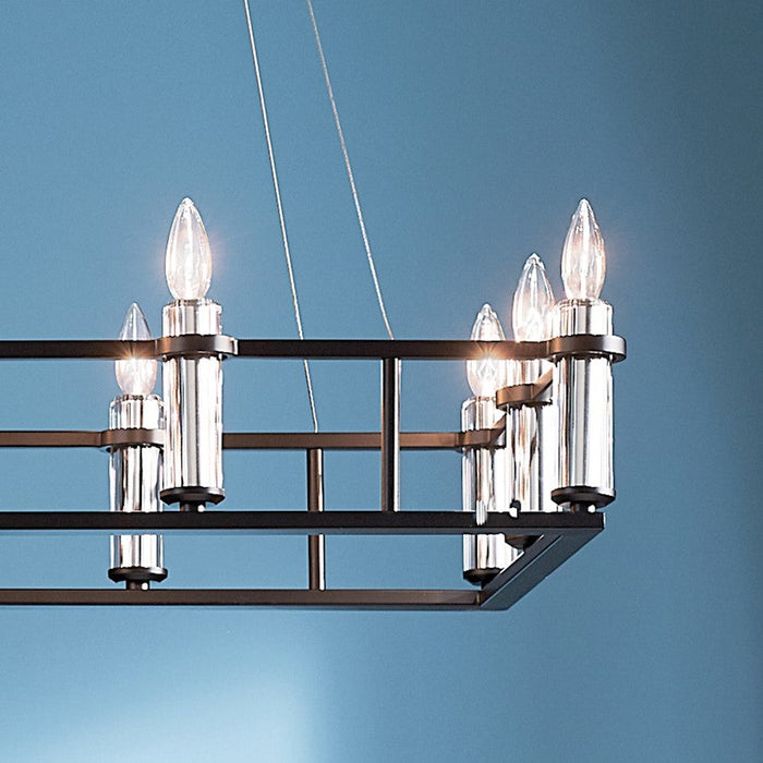 Kichler Rosalind 12 Light Linear Chandelier