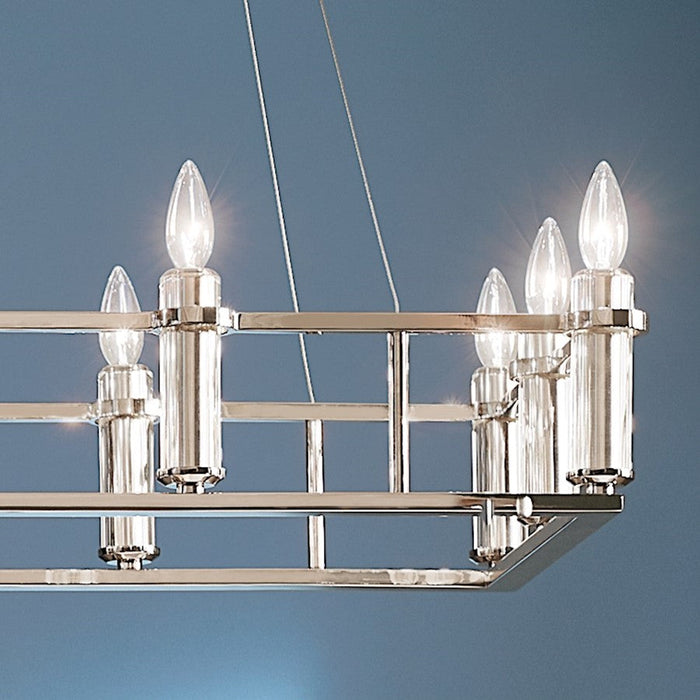 Kichler Rosalind 12 Light Linear Chandelier