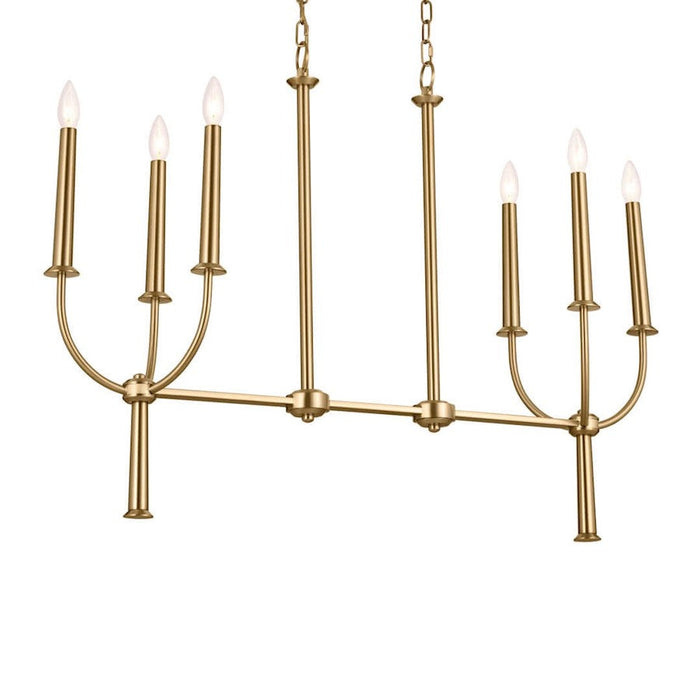 Kichler Florence 6 Light Linear Chandelier