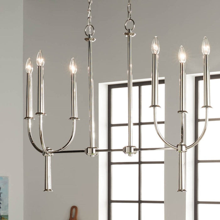 Kichler Florence 6 Light Linear Chandelier