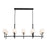 Kichler Ali 10 Light Linear Chandelier, Black - 52503BK