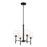 Kichler Ali 4 Light Chandelier, Black - 52504BK