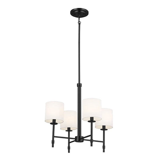 Kichler Ali 4 Light Chandelier, Black - 52504BK