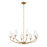 Kichler Adeena 8 Light Chandelier, Brushed Natural Brass - 52509BNB