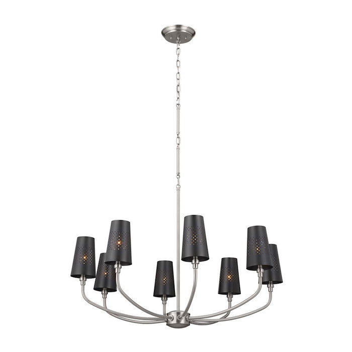 Kichler Adeena 8 Light Chandelier, Classic Pewter - 52509CLP