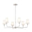 Kichler Pallas 6 Light Chandelier, Polished Nickel - 52516PN