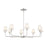 Kichler Pallas 8 Light Chandelier, Polished Nickel - 52517PN