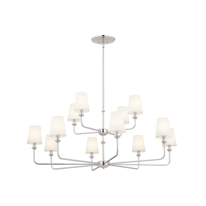 Kichler Pallas 12 Light Chandelier 2 Tier