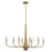 Kichler Deela 41" 8 Light Oval Chandelier, Champagne Bronze - 52528CPZ