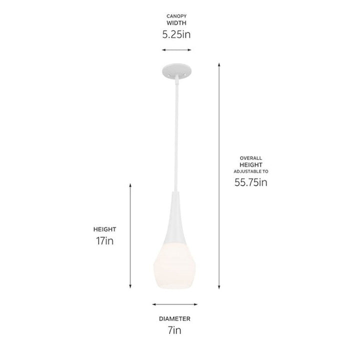 Kichler Deela 17" 1 Light Pendant